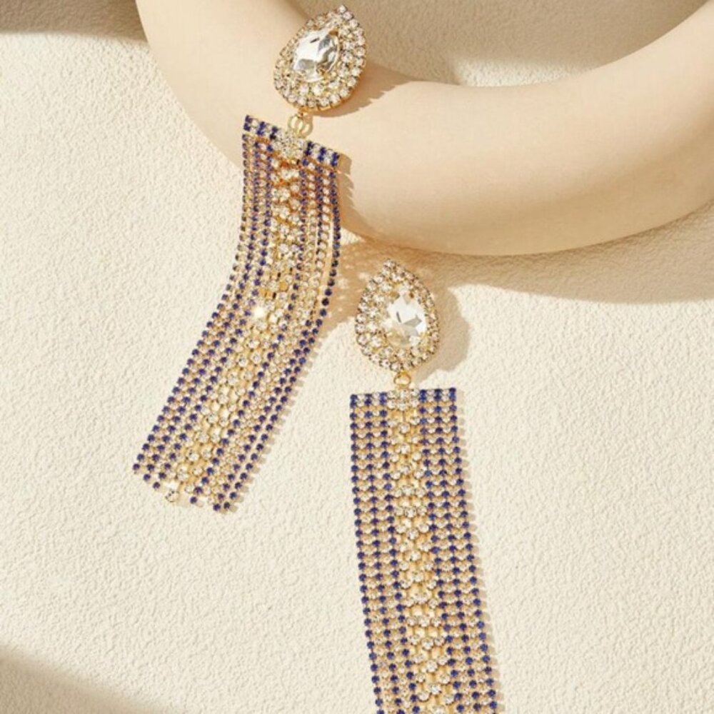New Rhinestone earrings - Picture 4 of 5